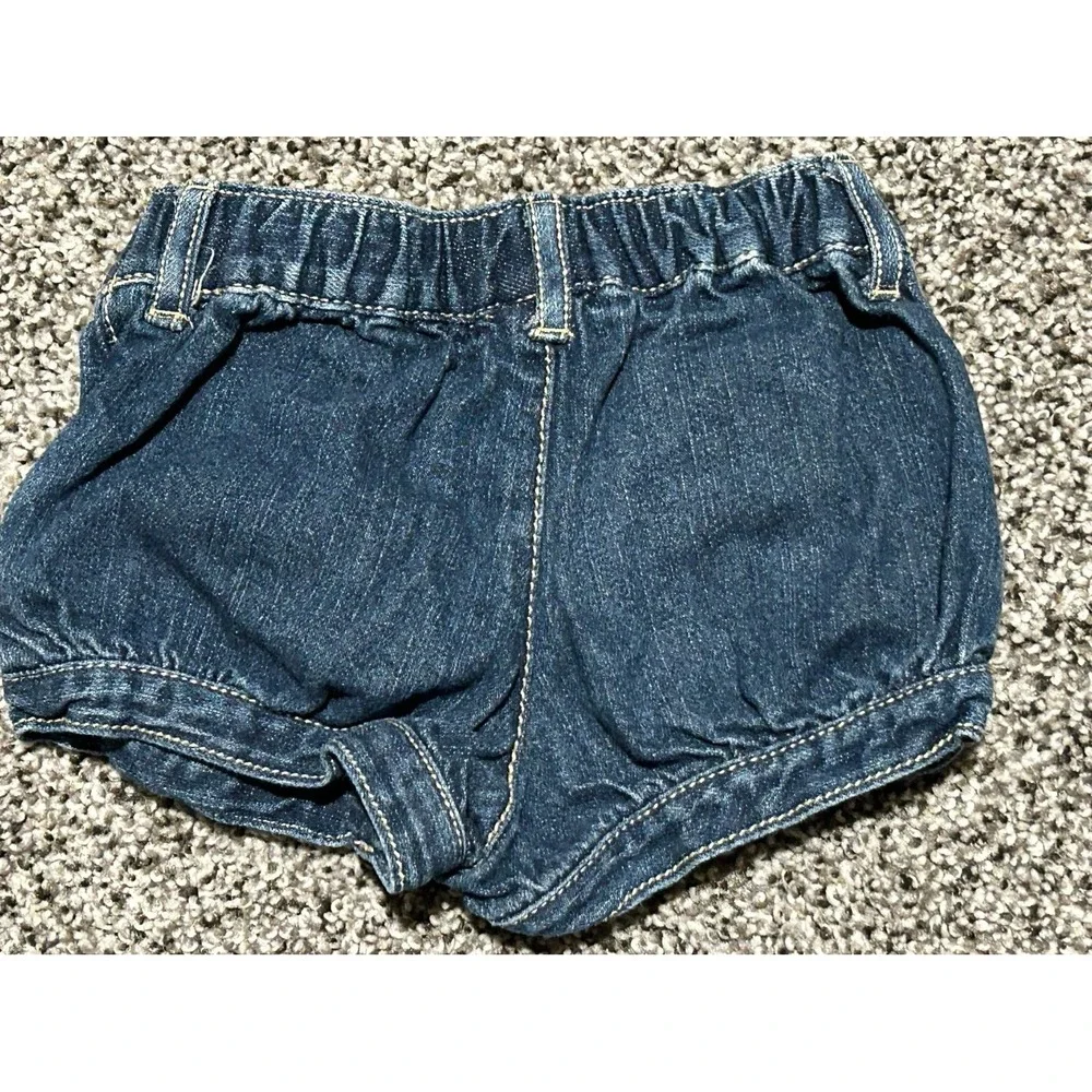 Cc13 Gymboree baby girls size 6–12 months jeans shorts ladybug bloomers‎